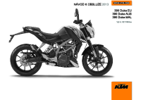 KTM DUKE 390 - Navod k obsluze 2013